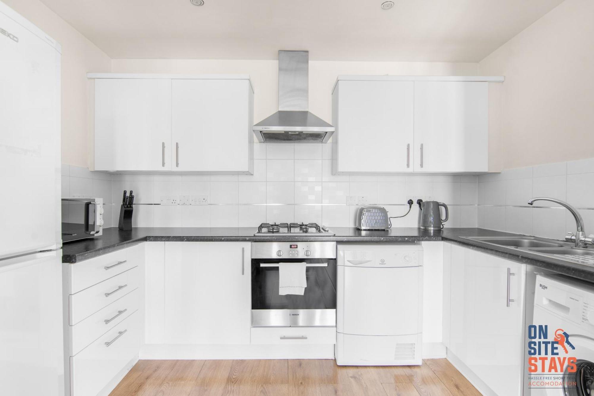 Onsitestays - Cosy 2-Bedroom Apartment With Free Parking, Wi-Fi & London Links Northfleet Eksteriør billede