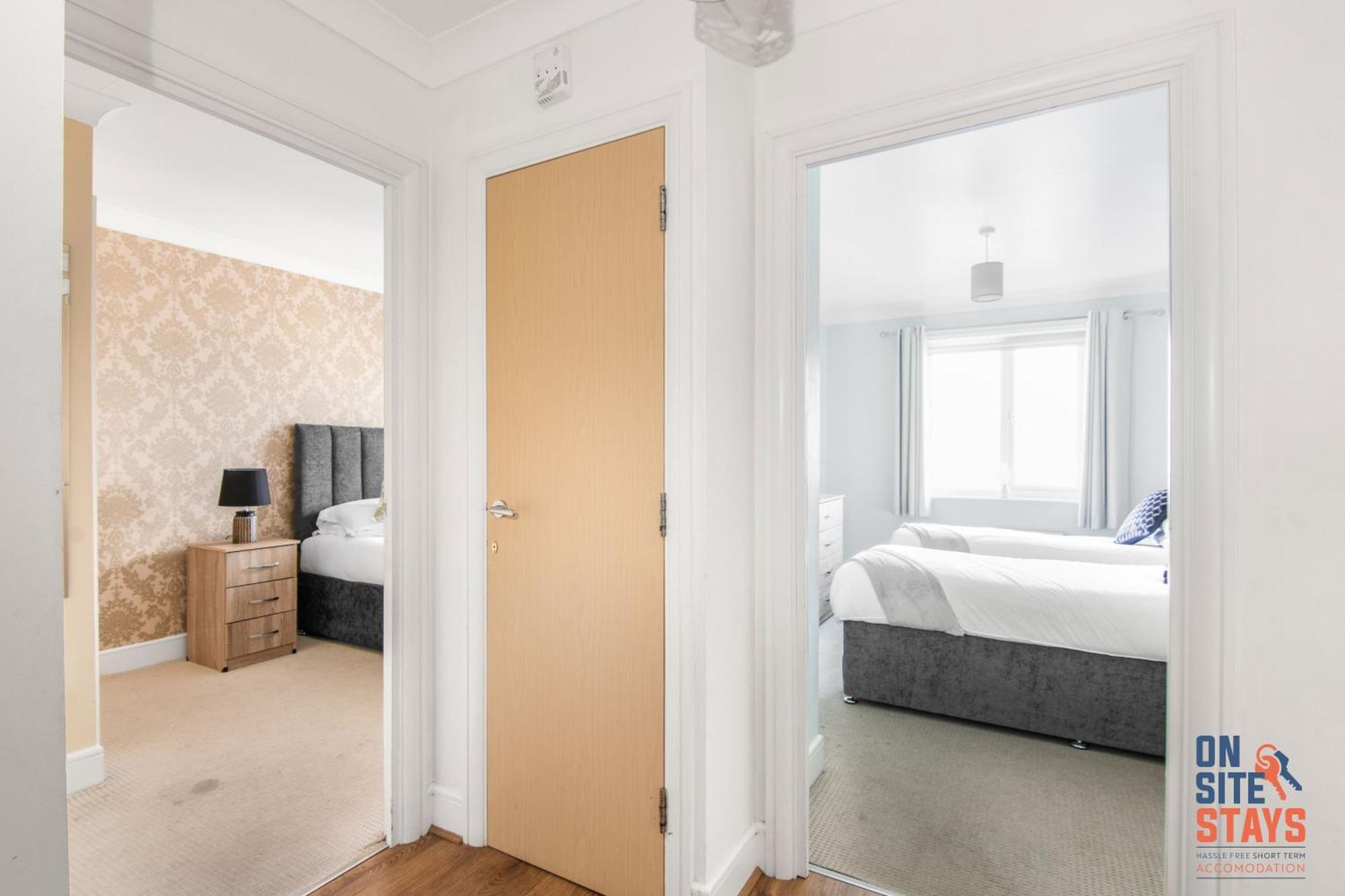 Onsitestays - Cosy 2-Bedroom Apartment With Free Parking, Wi-Fi & London Links Northfleet Eksteriør billede